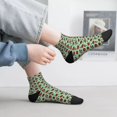 thumbnail image 2 of Fuzoiu Ladybugs 3 Print Adult Socks, Crew Moisture-wicking Socks, Unisex Cushion Crew Socks,Casual Sports Ankle Socks, 2 of 7