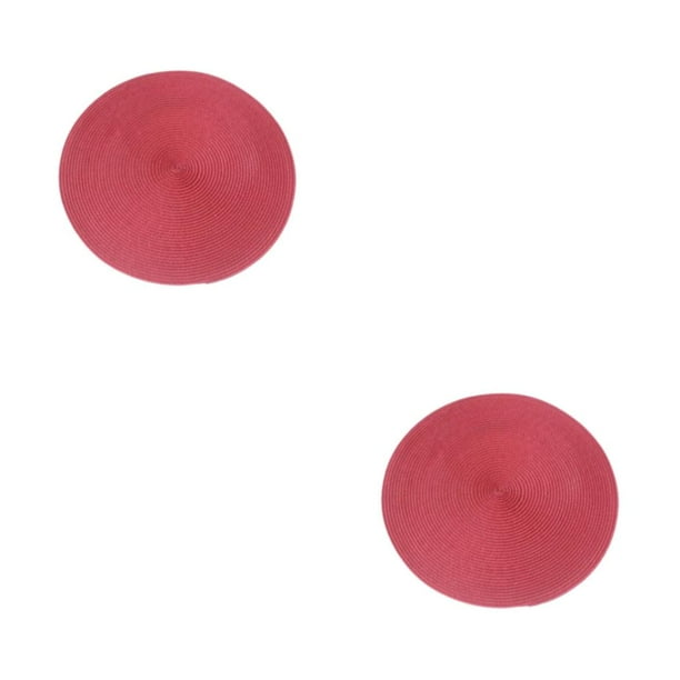 Matsuzay Tapetes antideslizantes de amplia aplicación para una variedad de usos Moderno Simple rojo oscuro rojo oscuro 2Conjunto