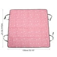 thumbnail image 4 of Unique Bargains 1 Pcs Durable Waterproof Car Seat Cover for Pet Bone Paw Pattern Pink, 4 of 6