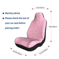 thumbnail image 2 of Goofa Breast Cancer Awareness Printed Car Seat Covers, Automotive Seat Covers for Cars Trucks and SUVs, Quick Setup Universal Fit Elastic Seat Covers-1, 2 of 6