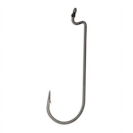 UPC: 0043193113171 | VMC Worm Hook 1/0 Black Nickel 6 pcs