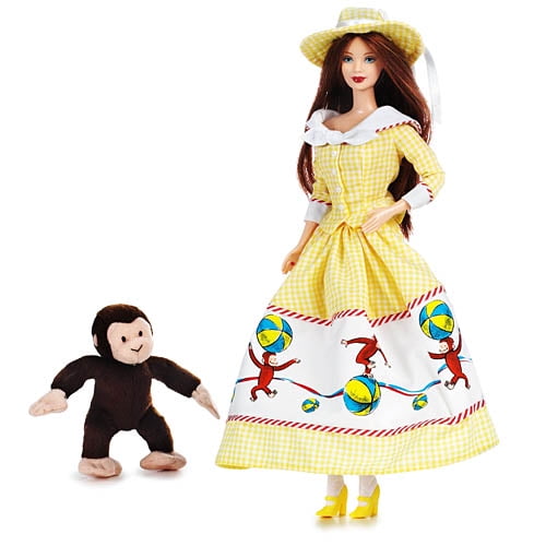 curious george barbie doll value
