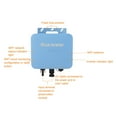 thumbnail image 4 of Micro MPPT Solar Inverter, US Plug Integrated AC Output Port Grid Connected Inverter  for Farm 400W, 4 of 7