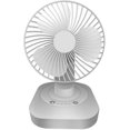 thumbnail image 1 of Mini ventilador de escritorio silencioso recargable por Usb, ventilador de mesa oscilante de 3 velocidades ajustables, ventiladores de refrigeración de rotación 160 para el hogar,, 1 of 5