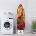 thumbnail image 3 of HELLHERO Ironing Board Covers Dustproof Covers Washable 3 Fasteners Cardinal Autumn Leaves Tabletop Ironing Board Cover for Home, 3 of 5