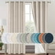 thumbnail image 1 of Cortinas PrinceDeco 100% lino opaco, 213 cm de ancho x 213 cm de largo, 2 paneles, 1 of 9