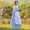 Sky Blue, variant on GPOECD Traditional Bavarian Dirndl Family Outfits Oktoberfest Matching Set For Women Men Kids Blue,Parents-L
