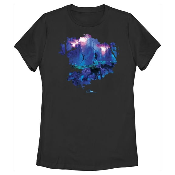 Women's Avatar Panopyras Scene  Graphic Tee Black 2X Large