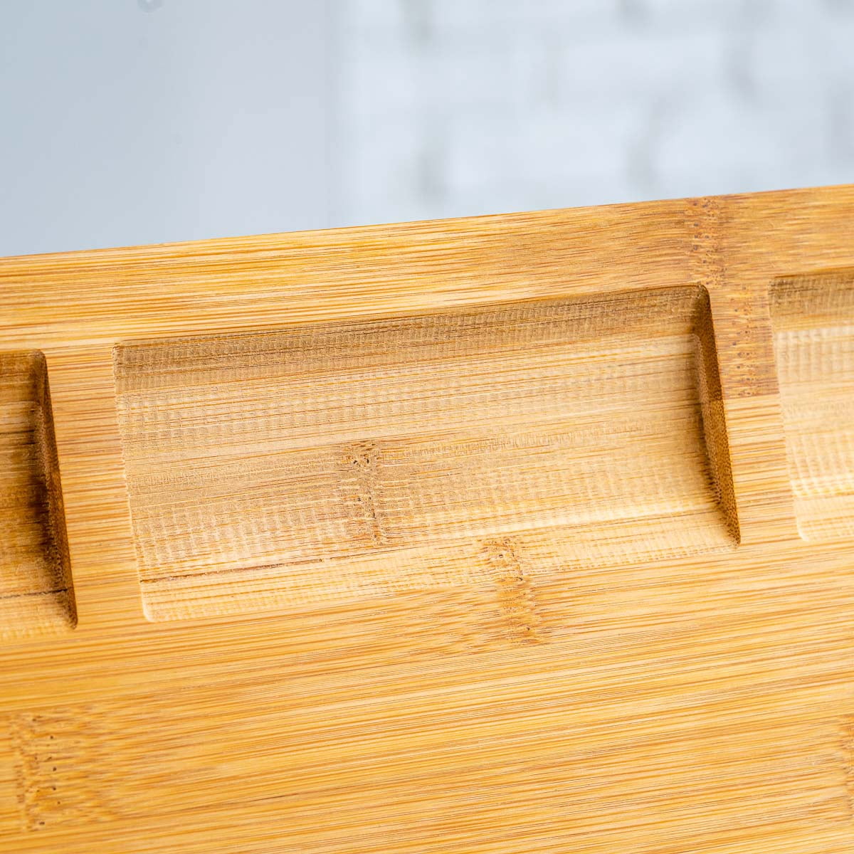 BlauKe® Wood Cutting Board for Kitchen 17x12 inch – Extra Large Bamboo Cutting Board with Juice Groove, Butcher Block, Wooden Chopping Board, Serving Tray