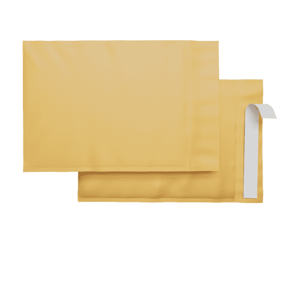 Bubble Mailer, 8.5 in x 11 in, Golden, 100 Count