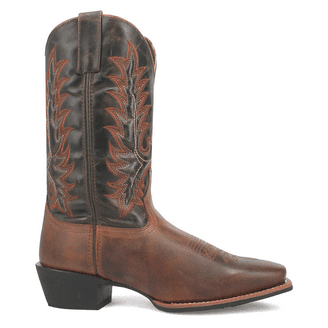 Bottes de cow-boy en cuir marron vintage Abilene Mens 9 D Rockabilly Western USA - France