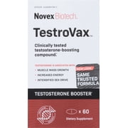 Novex Biotech Testrovax - Best Testosterone Booster for Men - Vitamins for Men - Test Booster - Increase Testosterone levels in 12 days* - 60 Count