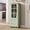 Mint Green, variant on 20" Moisture‑Resistant Mdf Freestanding Storage Chest, Accent Cabinets with Glass Doors, Utility Organizer for Dining Room Hallway Entryway, Creamy White