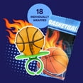 thumbnail image 4 of Basketball Lollipop Rings, Birthday Party Favor Candy, 18 Count, 7.61 Ounce Box, 4 of 7