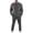 Dark Gray, variant on Men's Fleece Tracksuit 2 Piece Long Sleeve Pullover Jogging Track Suit Athletic Casual Sweatsuit Beige XL(XL)