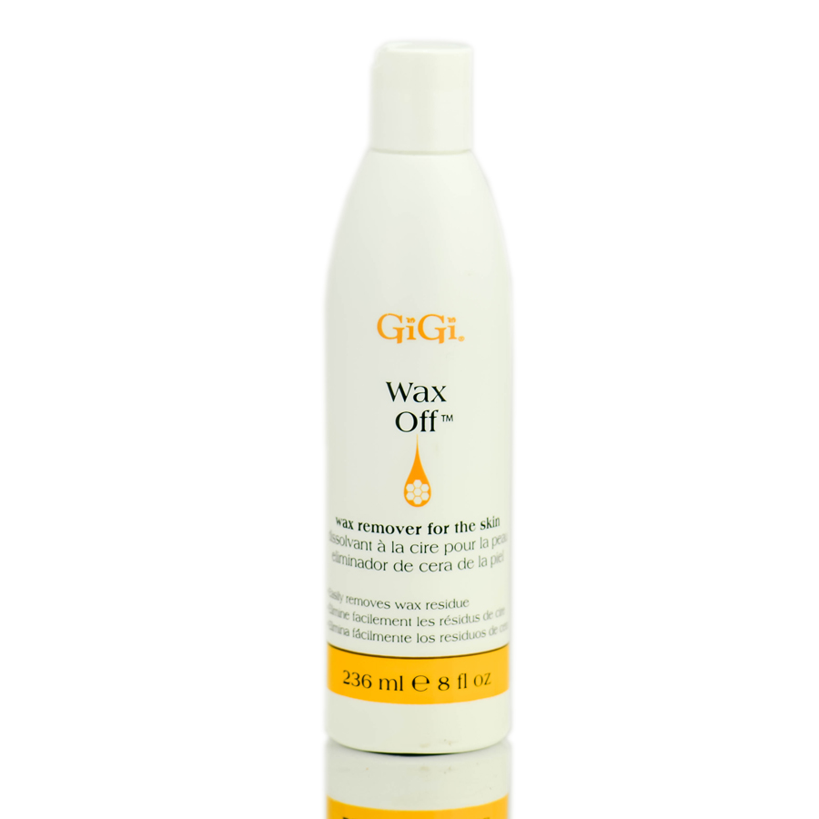 GiGi Wax Off Wax Remover For The Skin 8 oz Pack of 1 with Sleek