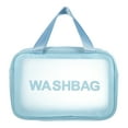 thumbnail image 1 of 1 Pc Bolsa de Maquillaje Grande y Conveniente para Mujeres para Vacaciones, Camping y Viajes de Negocios Azul-L, 1 of 4