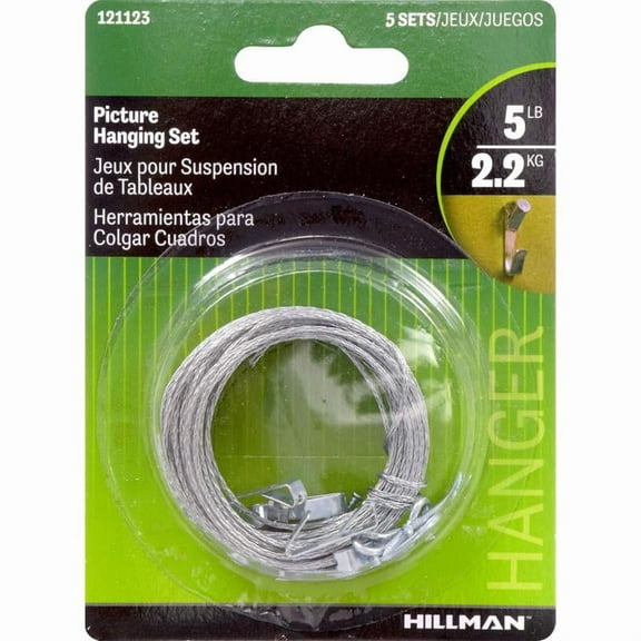 Hillman Lightweight Picture Hanging Set