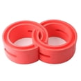 thumbnail image 5 of 2 Pcs TPE Red Car Power Cushion Coil Damper Spring Bumper Buffer Shock Absorber, 5 of 5