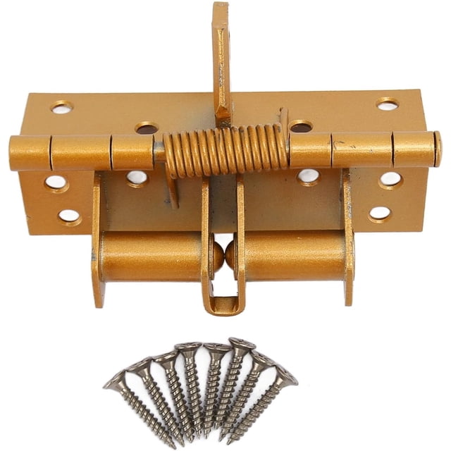 Charnière à Ressort Auto-Fermant, Installation Rapide Charnière à Ressort Matériel, Positionnement à 90 Degrés et Fermeture Automatique Charnière à Ressort