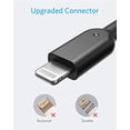 thumbnail image 1 of Cable Lightning Anker Powerline II (1ft), certificado MFi para iPhone Xs / XS Max / XR / X / 8/8 Plus / 7/7 Plus / 6/6 Plus (Negro), 1 of 2