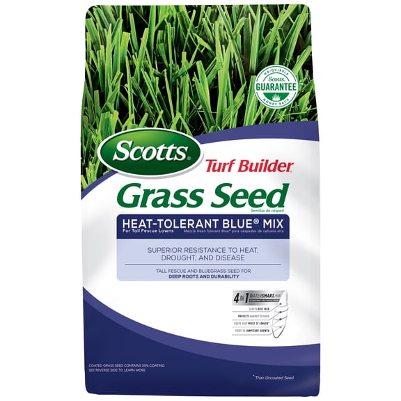 Scotts Turf Builder Tall Fescue Grass Seeds, 7 lb - Heat-Tolerant Drought Resistant