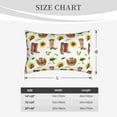 thumbnail image 5 of Haiem Pillowcase for Hair and Skin Queen - Rustic Western Charm Printed Soft Pillowcase with Envelope Closure-20"x30", 5 of 8