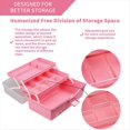 thumbnail image 3 of Caja de Almacenamiento Multiusos de de 12 Pulgadas, Caja de Herramientas Plegable/Estuche para Manualidades y Manualidades/Organizador de Suministros de Costura, 3 of 5