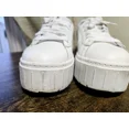 thumbnail image 4 of Size 8.5 - PU & MA Mayze Classic White leather gold tone logo, 4 of 6
