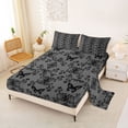 thumbnail image 2 of Erosebridal Vintage Bohemian Damask Bed Sheets,Boho Exotic Style King Sheets For Boys Girls 4 Pieces, 2 of 6