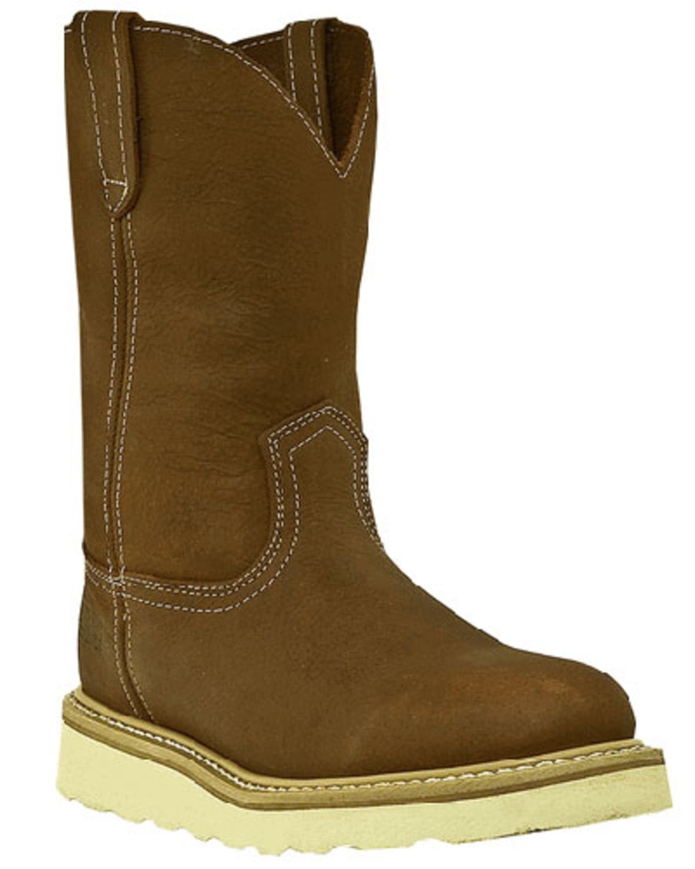 Men's Mcrae Industrial Wellington Boots BROWN 7 W