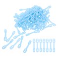 thumbnail image 2 of 100pcs Silicone Strip Hooks Non Slip Clothes Hanger Connectors for Indoor and Outdoor Drying Rack Use, 2 of 8