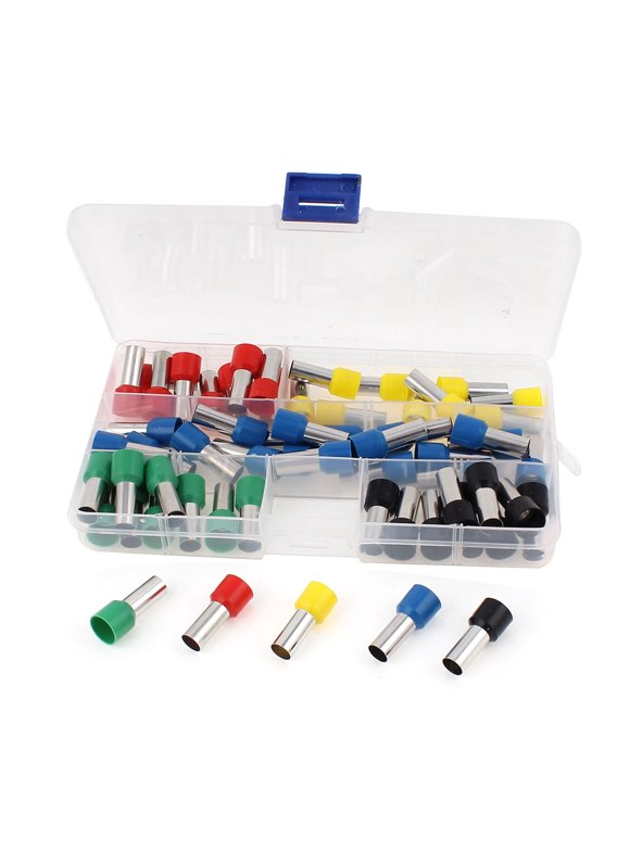 Unique Bargains 60Pcs Wire Crimp Connector Cord End Terminal Insulated Ferrule E25-16 4AWG 25mm2