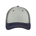 thumbnail image 2 of Mafoose Men's Tri-Tone Mesh Back Cap Chrome/ New Navy/ Charcoal OSFA, 2 of 2
