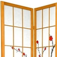 thumbnail image 4 of Oriental Furniture 7 Ft Tall Cherry Blossom Shoji Screen, 6 Panel, Shoji paper, Honey color, 4 of 4