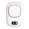 thumbnail image 2 of Neck Fan Wearable USB Rechargeable Hands Free 5 Speeds Quiet Cooling Fan, Lightweight Clip On Portable Airflow Long Battery, for Travel Outdoor Work Commuting, 2 of 6