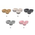 thumbnail image 4 of Cesta de almacenamiento de acrílico Inteprter 3 unids/set color sólido para el hogar maquillaje ropa interior Rosa, 4 of 6