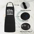thumbnail image 6 of Funny Aprons for Women Men with Pockets, Retired Apron for Cooking Chef Kitchen, Gifts for Grandpa Grandma Birthday, 6 of 6