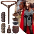 thumbnail image 2 of Cinturón medieval de caballero vikingo, accesorios de disfraz para cosplay para hombres y mujeres, corsé medieval Steampunk, bolsa para la cintura, bolsos para Halloween, 2 of 5