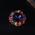 thumbnail image 4 of Kkkded Brooch Pin Electroplated Geometric Flower - shaped Rust - resistant Temperament Brooch Badge, 4 of 6