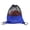 Blue, variant on Basketball Storage Bag Sports Gym Backpack Drawstring Design Waterproof Honeycomb Fabric See-Through Mesh Football Soccer Pouch