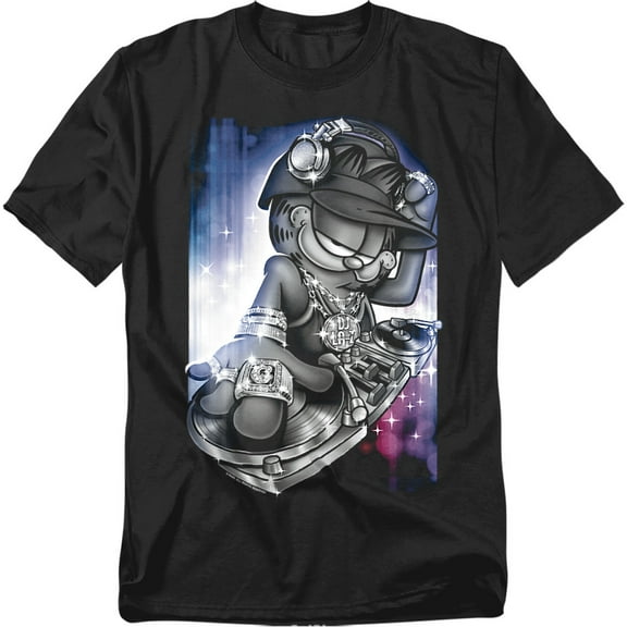 Garfield T-Shirt Dj Lazy Unisex Graphic Tee For Men & Women