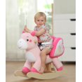 thumbnail image 7 of May be dispatched After Dec.20, 2018 - Labebe Child Rocking Horse Toy, Pink Rocking Horse Plush, Unicorn Rocker Toy for Kid 1-3 Years, Child Rocking Toy for Girl/Wooden Rocking Horse Pink, 7 of 7