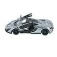 thumbnail image 3 of Kinsmart 5" McLaren P1 Diecast Model Toy Car Pull Action 1:36 Grey, 3 of 4