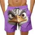 thumbnail image 2 of Gamivast Swim Trunks for Men Funny Graphic Swim Shorts Beach Shorts Quick Dry Lightweight Drawstring Summer Swimwear with Pockets Novelty Design, 2 of 6