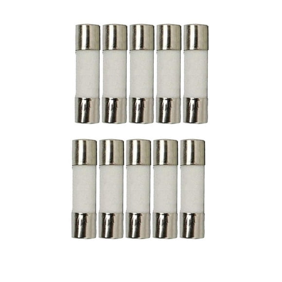 Fusible cerámico de acción rápida bnafes 5x20 mm 250 V 250 mA, 10 piezas