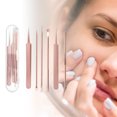 thumbnail image 4 of Unique Bargains 1 Set Professional Pimple Extractor Tool Set Rose Gold, 4 of 6