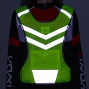 Meterk Outdoor Sports Running Reflective Vest Adjustable Lightweight Mesh Safety Gear for Women Men Jogging Cycling Walking
