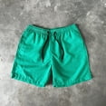 thumbnail image 5 of KPOPLK Mens Elastic Waist Drawstring Shorts Casual Classic Fit Stretch Flat Front Shorts with Pockets Size XXXXL,Mint Green, 5 of 6