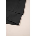 thumbnail image 6 of Women's Black Crossed Waist Tiered Flowy Shorts - Trendy Casual Bottoms - [ZhiHiMeRi] | (US 12-14)L, 6 of 11